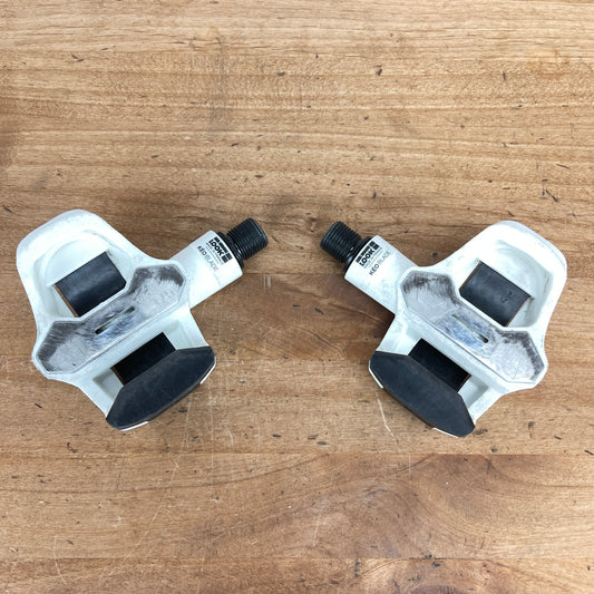 Look Keo Blade Steel Spindle Clipless White Bike Pedals 250g