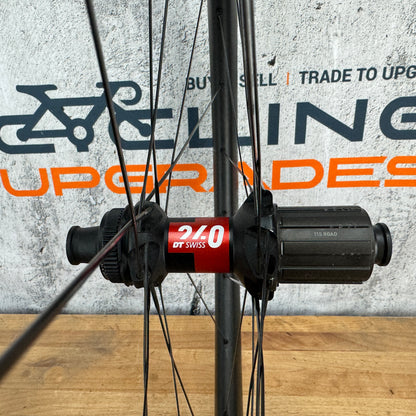 Low Mile! Alchemy Carbon Tubeless Gravel Disc Wheelset 700c DT Swiss 240 1422g