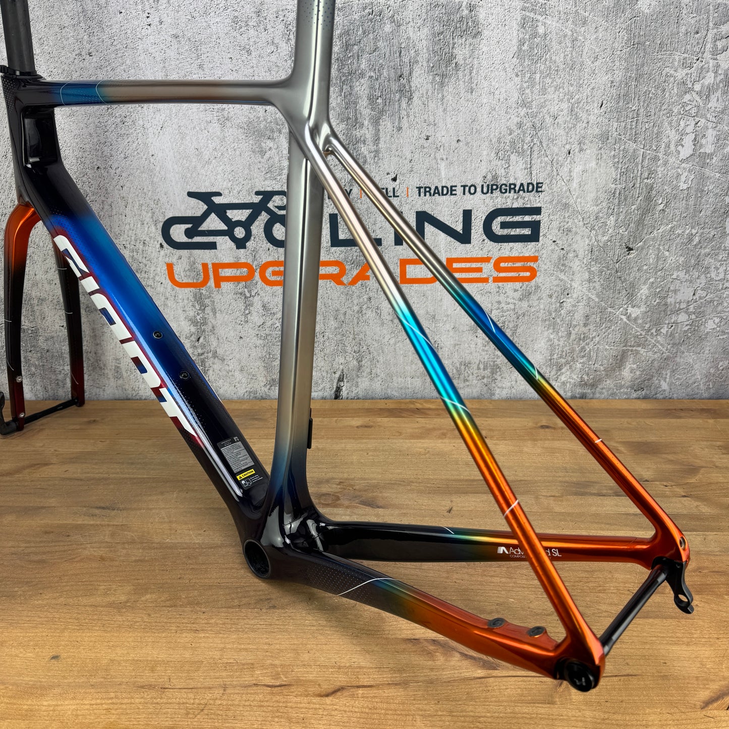 New! 2025 Giant TCR Acvanced SL Team M/L (56.5cm TT) Carbon Disc Frameset 700c