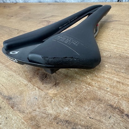 Prologo Nago R4 PAS 147mm 7x7mm Tirox Titanium Rails Bike Saddle 207g