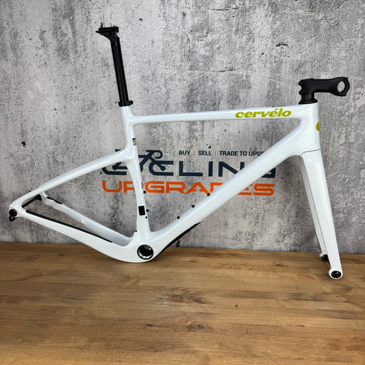 New! 2024 Cervelo Aspero 54cm Carbon Disc Frameset 700c Sea Ice 2257g