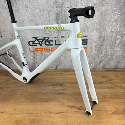 New! 2024 Cervelo Aspero 54cm Carbon Disc Frameset 700c Sea Ice 2257g