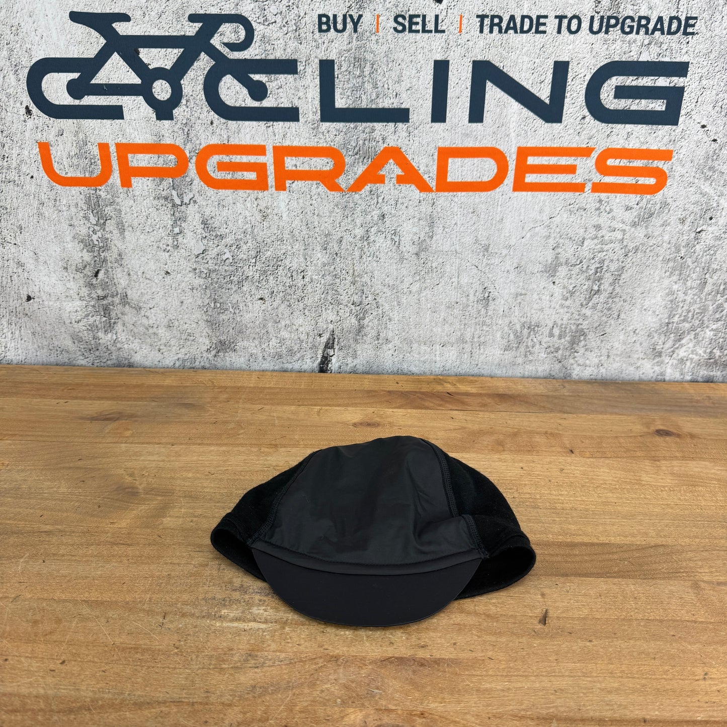 Light Use! Rapha Peaked Mering Cycling Hat Cap Black One Size