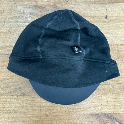 Light Use! Rapha Peaked Mering Cycling Hat Cap Black One Size