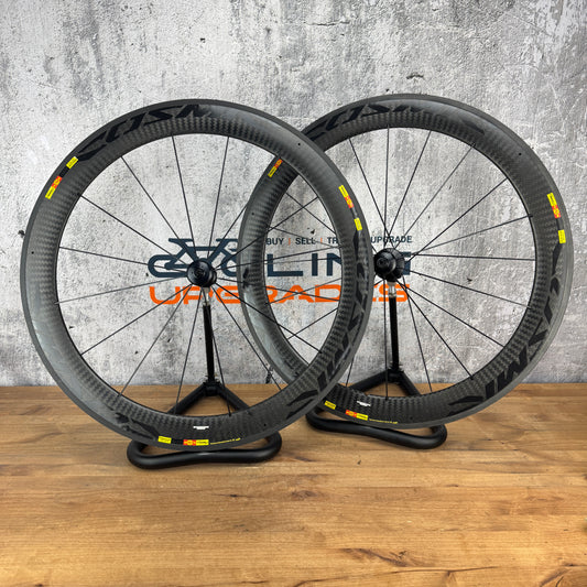 Mavic Cosmic CXR60 Carbon Alloy Clincher Wheelset 700c Rim Brake 1917g