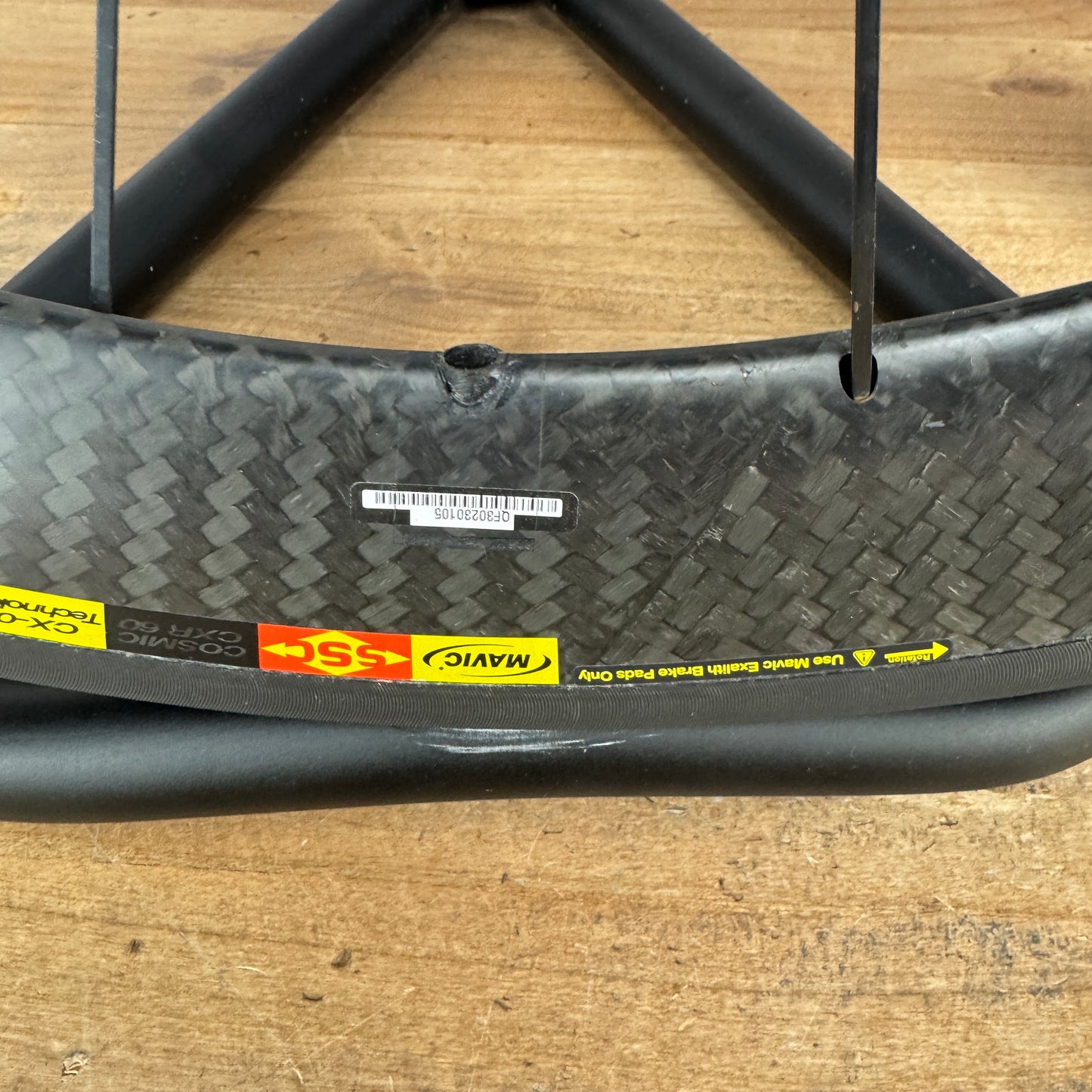 Mavic Cosmic CXR60 Carbon Alloy Clincher Wheelset 700c Rim Brake 1917g