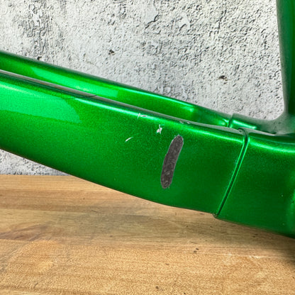 2023 Time ADHX 45 XL Carbon Gravel Disc Frameset 700c Vertical Green 1987g