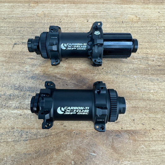 Light Use! Carbon-Ti X-Hub Road SP Black Center Lock XDR 24/24h Hub 285g
