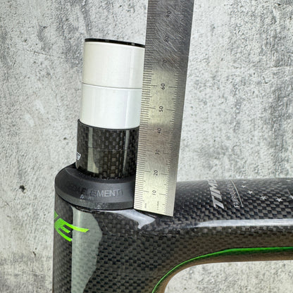 2023 Time ADHX 45 XL Carbon Gravel Disc Frameset 700c Vertical Green 1987g