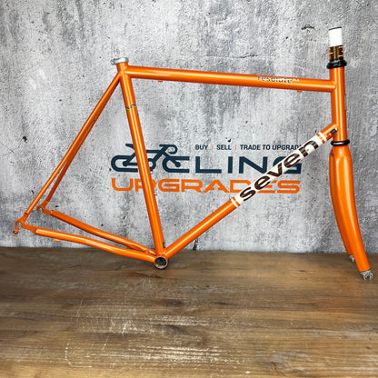 Seven Resolute SLX 59cm Rim Brake Road Bike Steel Frameset 700c 2420g