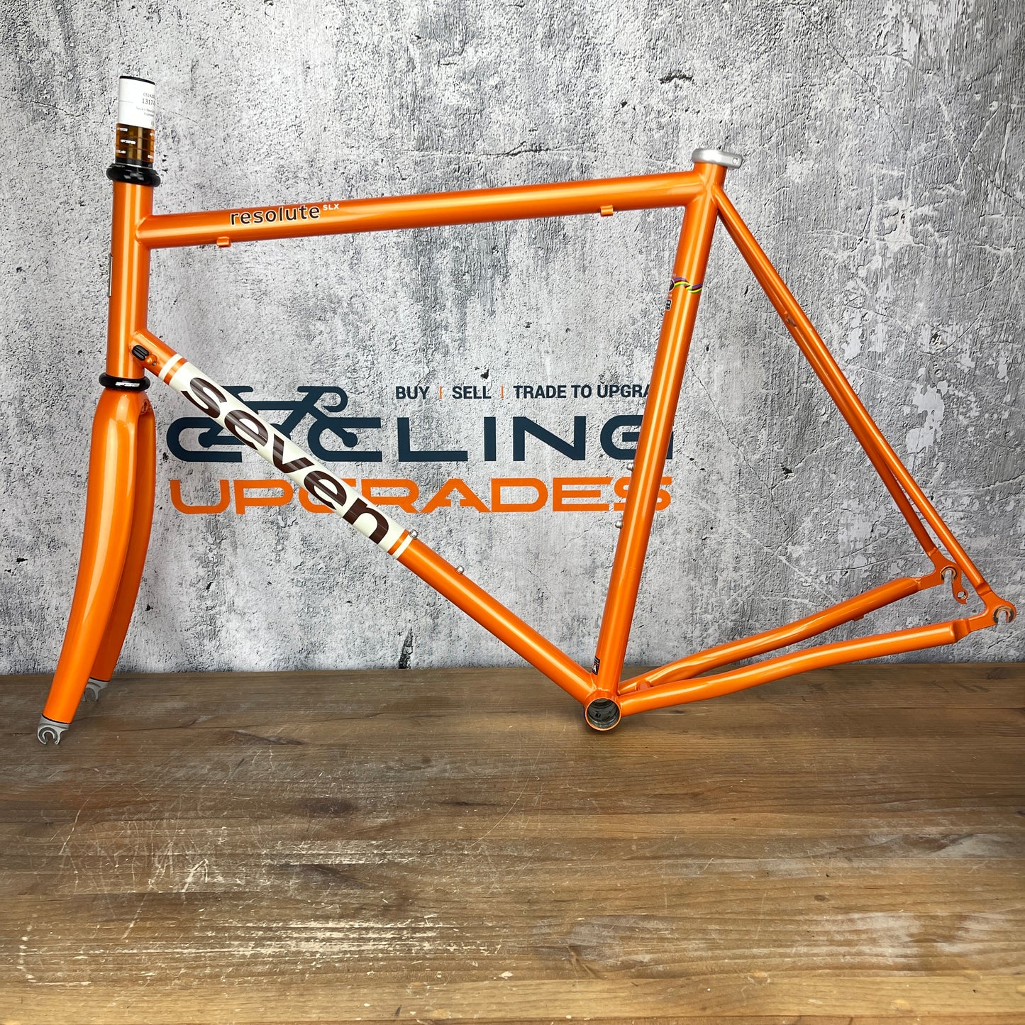 Seven Resolute SLX 59cm Rim Brake Road Bike Steel Frameset 700c 2420g