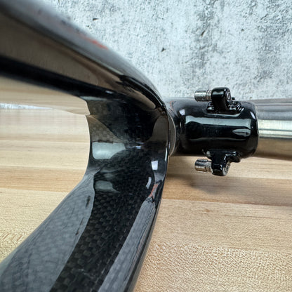 Guru Tantrik Carbon Titanium 58cm Rim Brake Frameset 700c Easton EC90 Fork