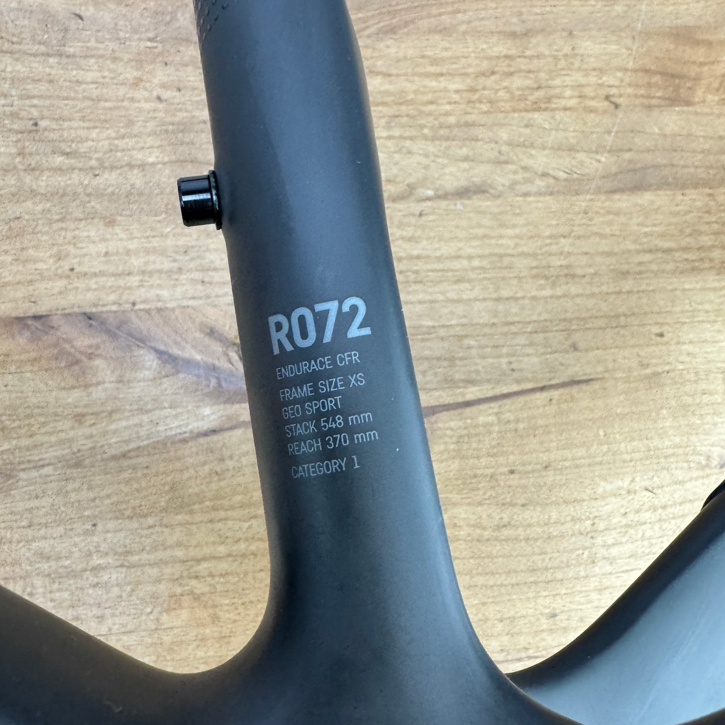 New! 2024 Canyon Endurace CFR XS (54cm TT) Carbon Disc Frameset 700c 2234g