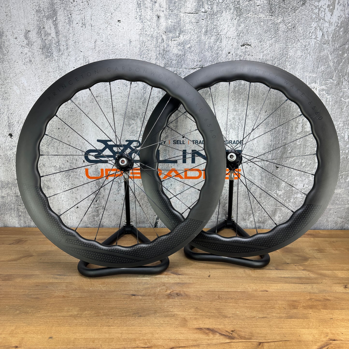 Princeton CarbonWorks Wake 6560 Corsa Carbon Tubeless Disc Wheelset 700c 1620g
