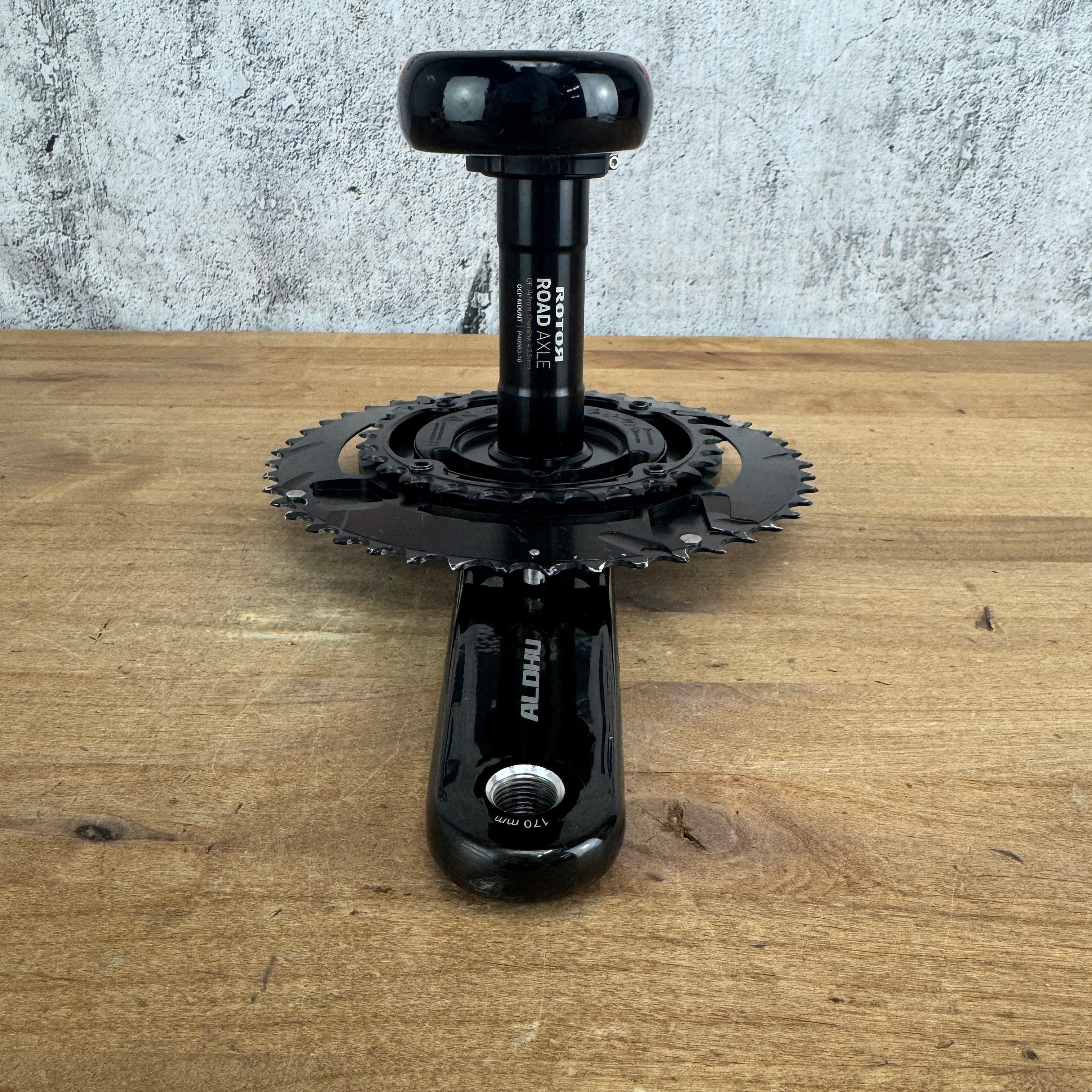 ROTOR ALDHU CARBON 165mm+30mm アクスル ROTOR INspider Aldhu Carbon 2x12s SRAM® AXS compatible crankset