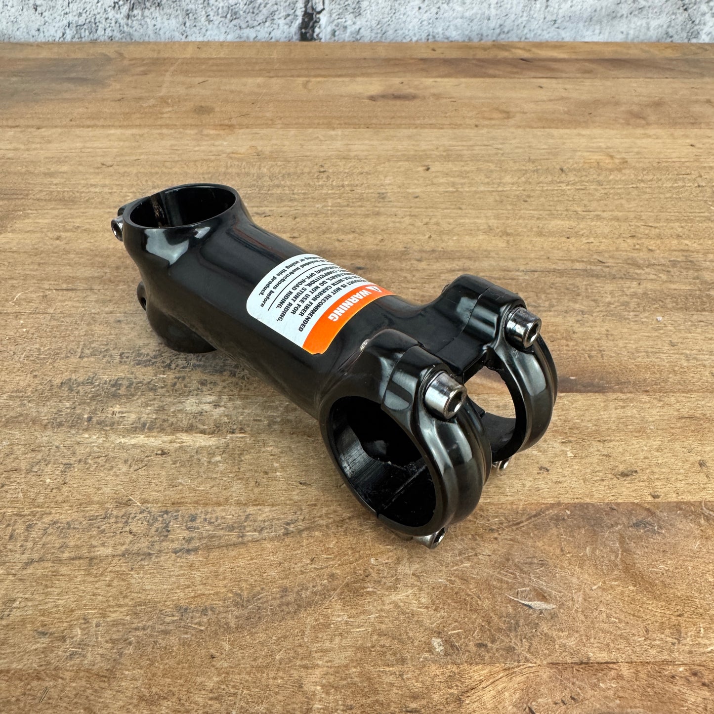 Alloy 90mm +/- 7 Degree 31.8mm Black Bike Stem 128g