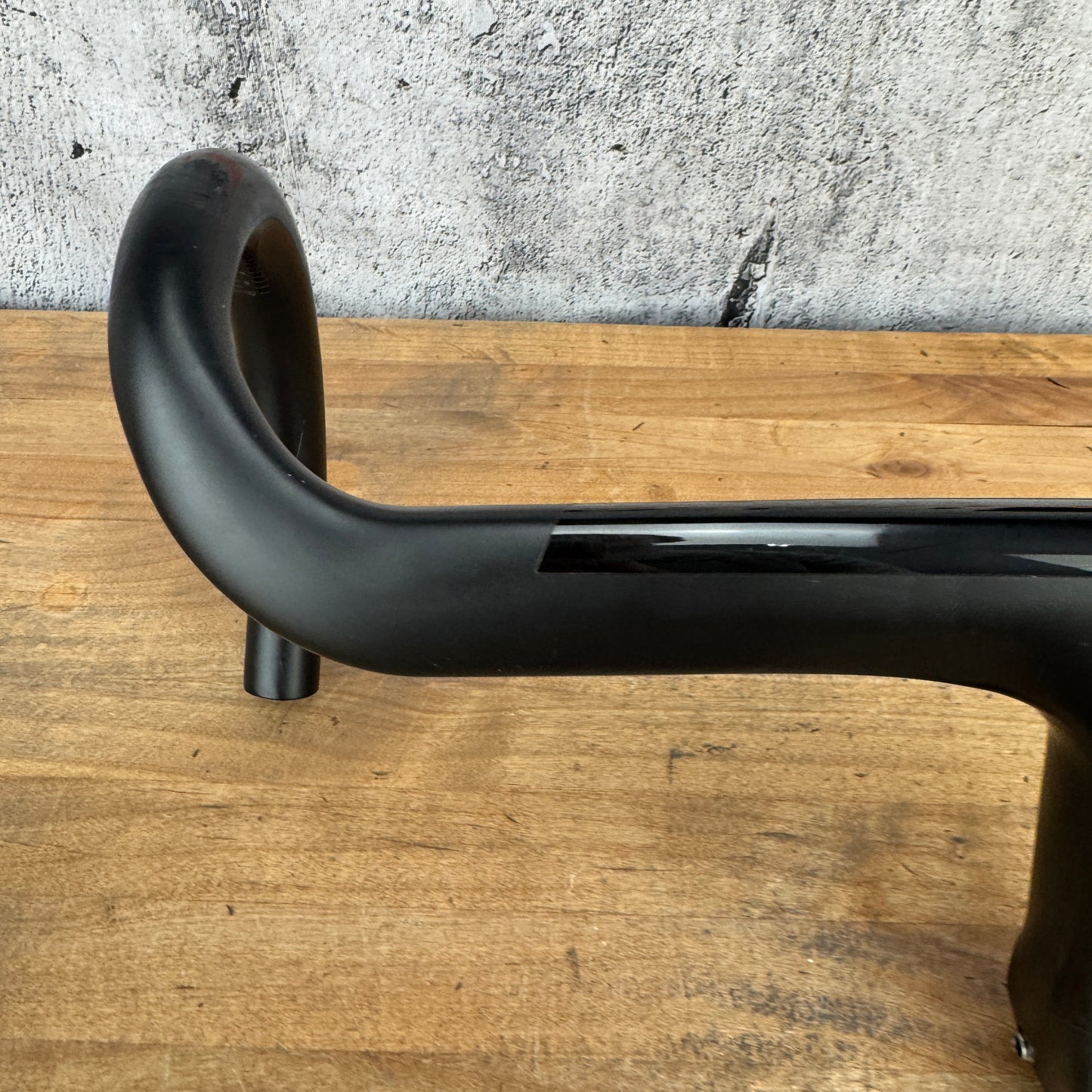 Black Inc Integrated 42cm x 110mm -6 Degree Carbon Handlebar w/ Computer Mount