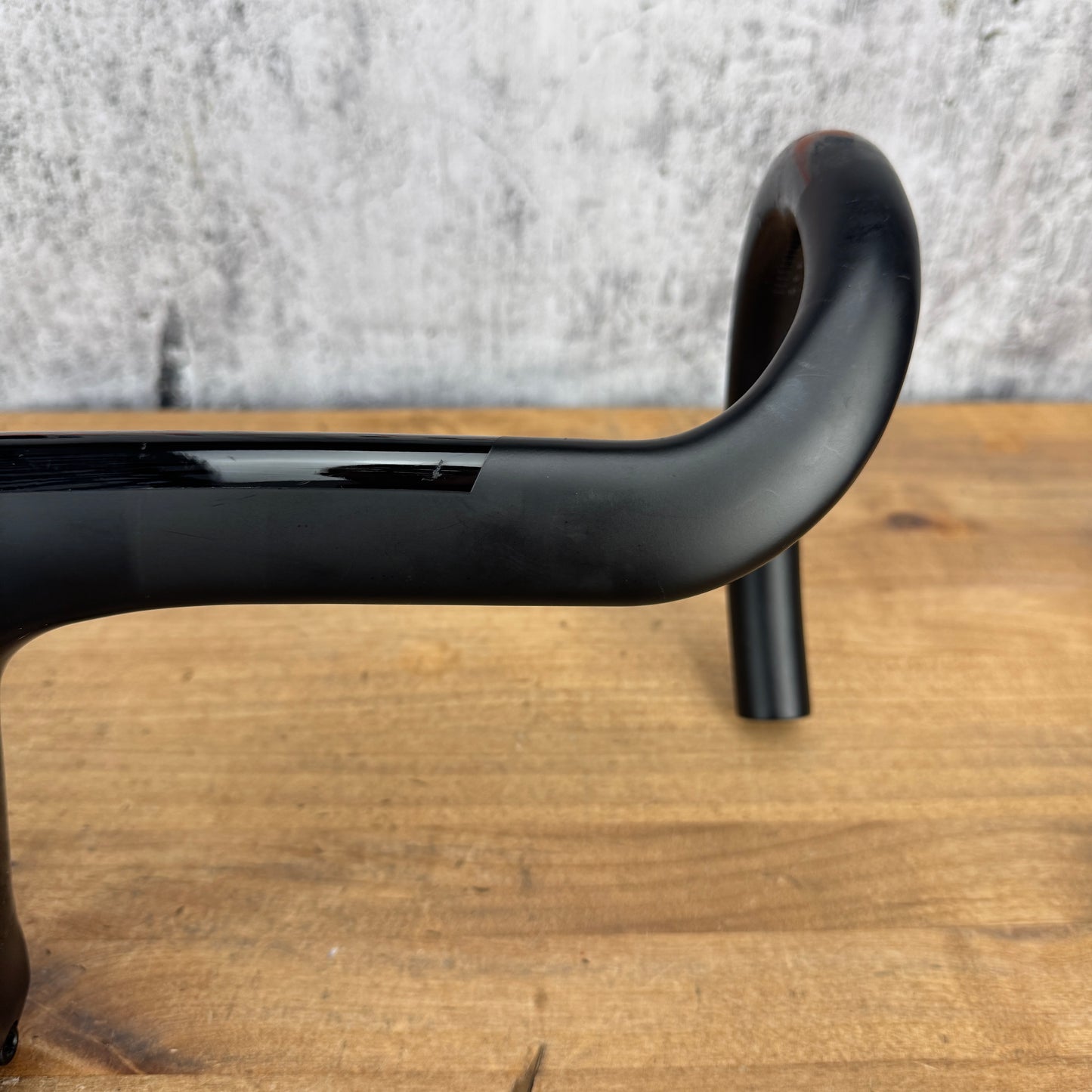 Black Inc Integrated 42cm x 110mm -6 Degree Carbon Handlebar w/ Computer Mount