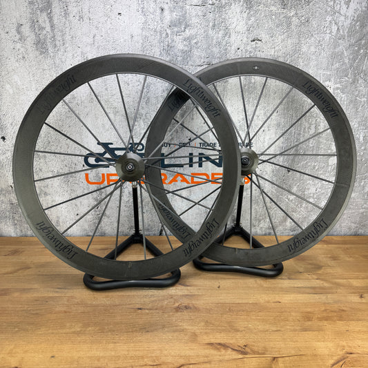 Lightweight Standard III Carbon Tubular Wheelset 700c Rim Brake 1162g