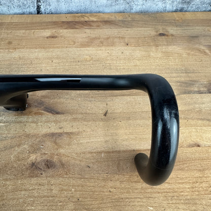 Black Inc Integrated 42cm x 110mm -6 Degree Carbon Handlebar w/ Computer Mount