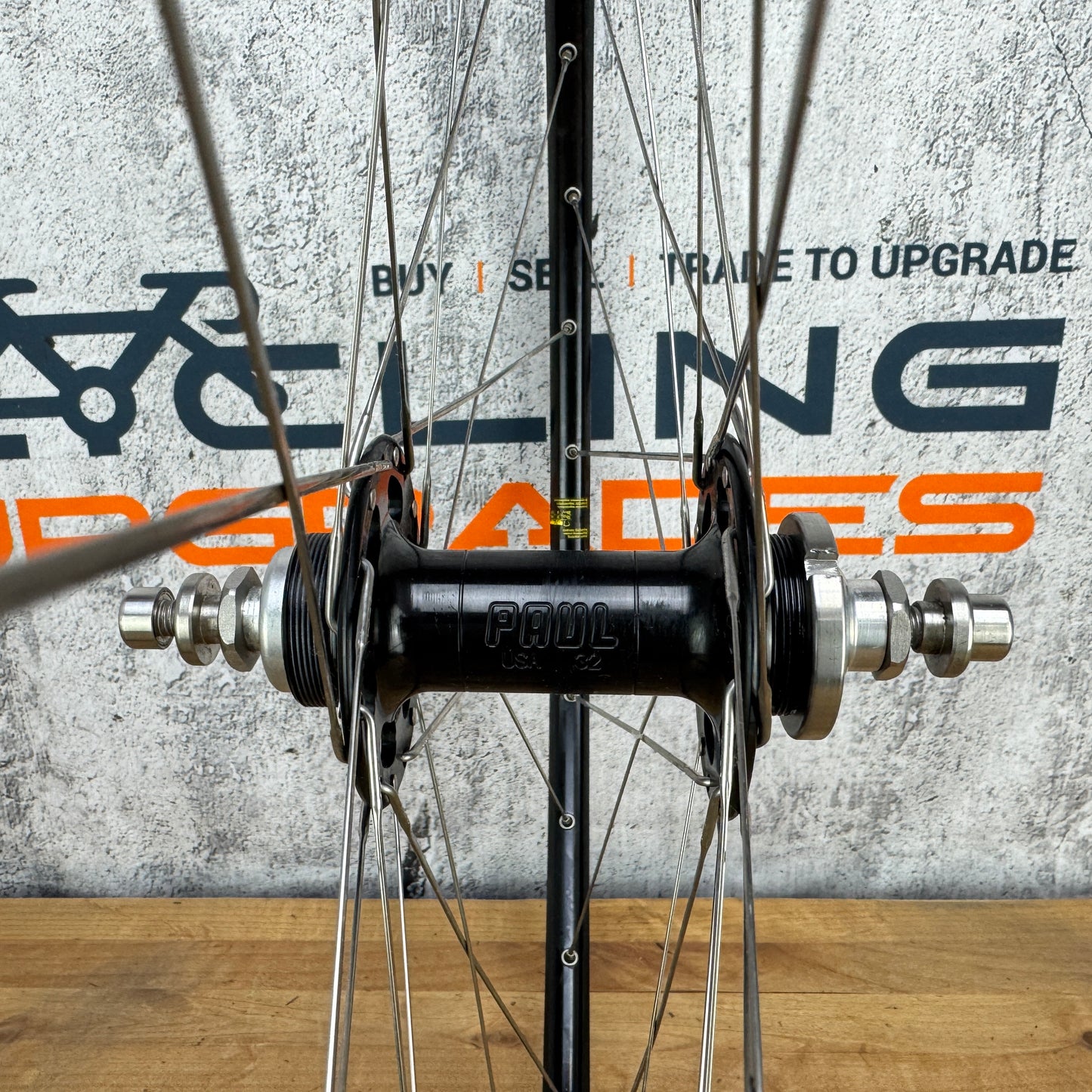 Mavic Open Pro Paul High Flange Alloy Single Speed Rear Wheel 700c Rim Brake 924g