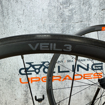 Astral Veil 3 Carbon Tubeless Wheelset 700c Rim Brake Weight DT 240 Sapim CX Ray