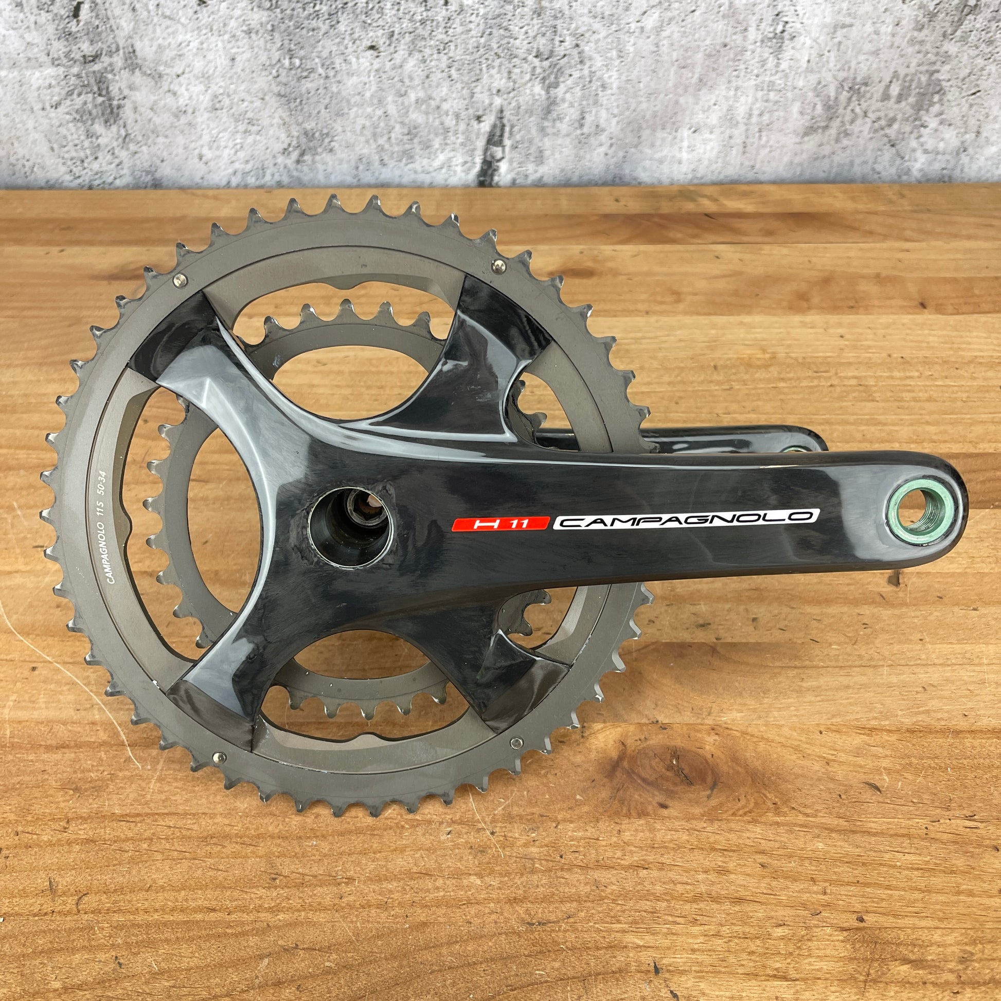 Bicycle Crankset Campagnolo Record 11 Crankset Low Mile