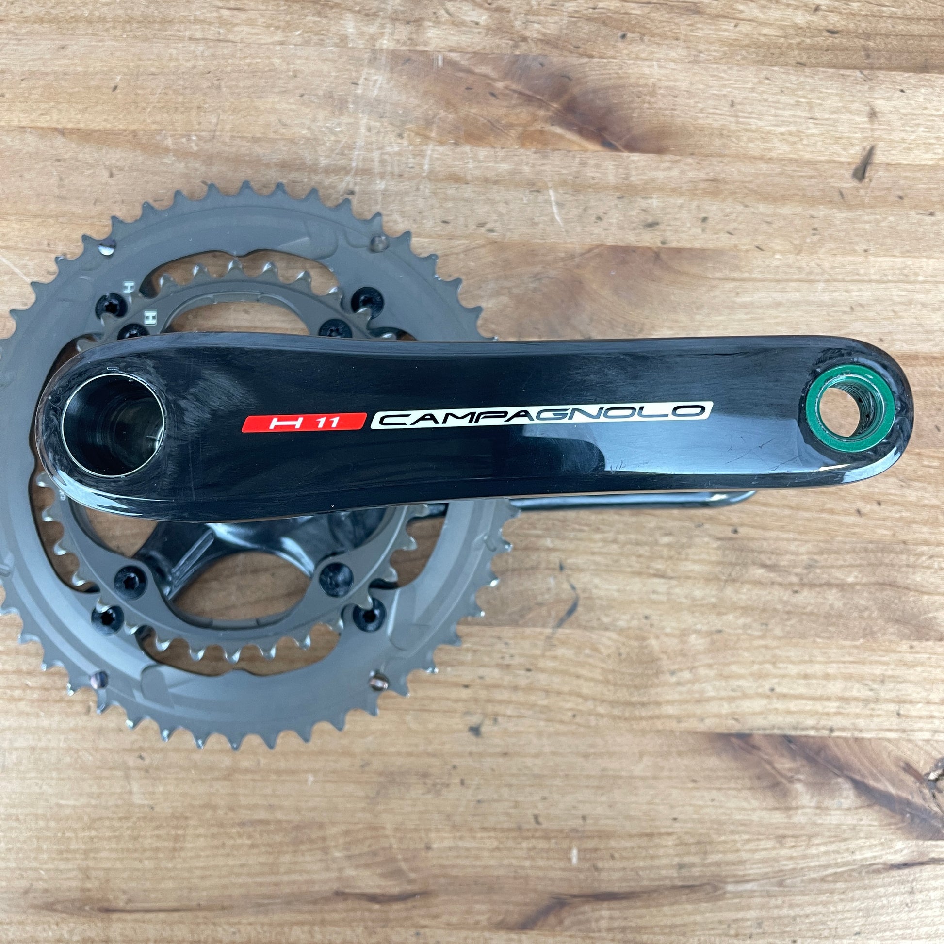 Low Mile! Campagnolo H11 Carbon 11-Speed 50/34t 175mm Crankset 639g US –