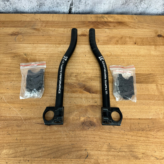 3T Vola Pro Clip-on Triathlon/TT Aerobars S-Bend Extensions Riser Kit