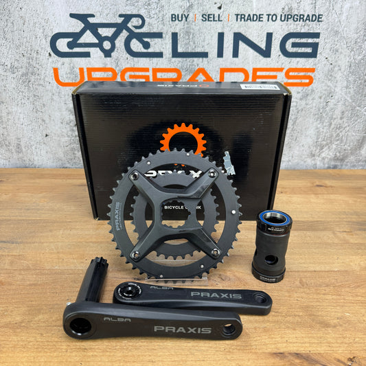 New! PraxisWorks 170mm 48/32t 104 BCD Leva Time II Alloy Bike Crankset