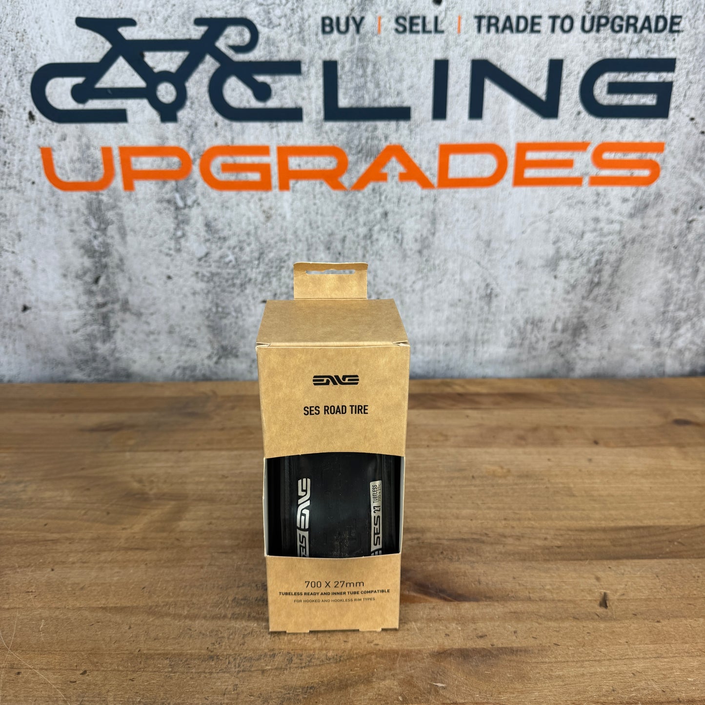 New! Single Enve SES Road Black 700c x 27mm Tubeless Road Bike Tire MSRP $75