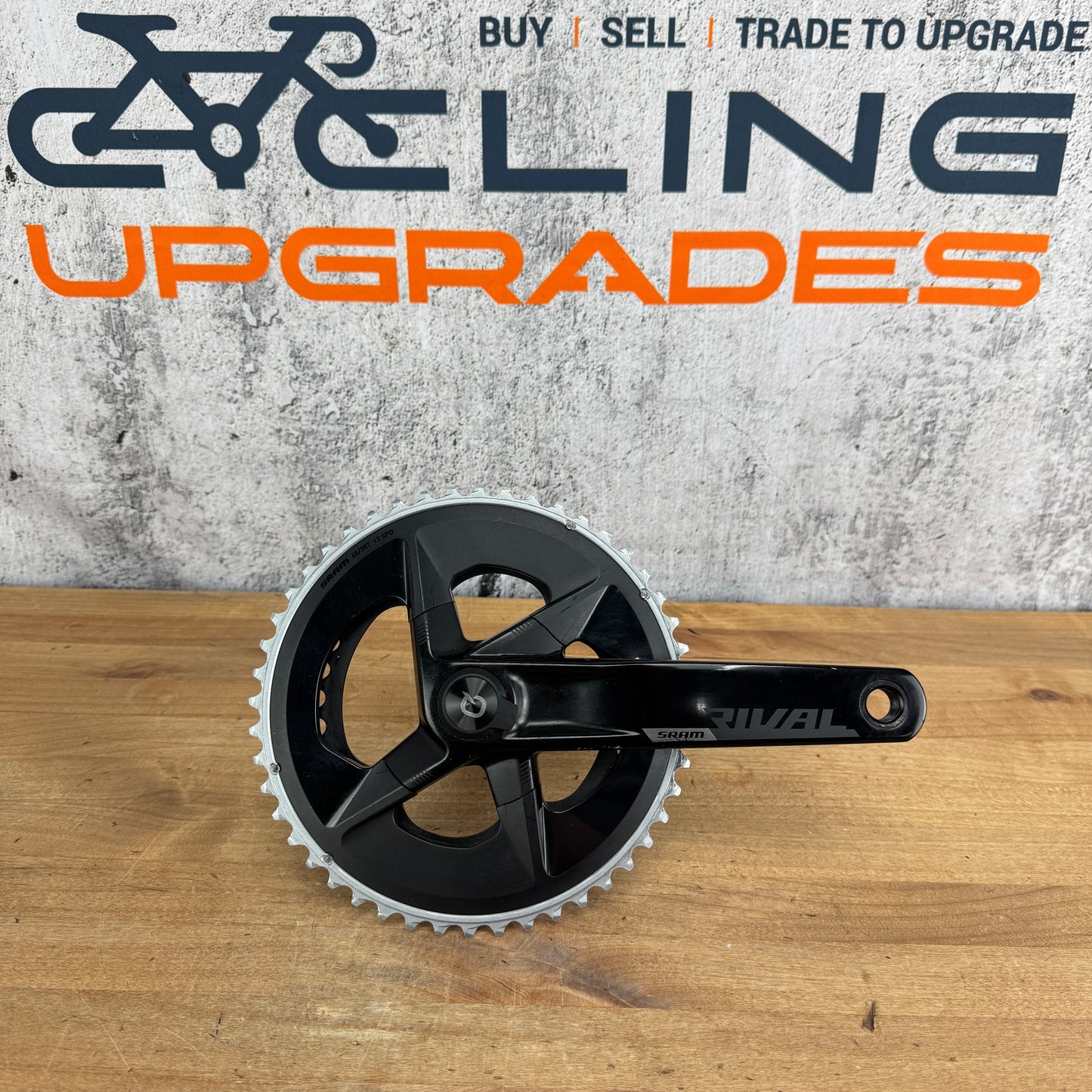 SRAM Rival AXS 172.5mm 48/35t 12-Speed Quarq Power Meter Crankset DUB Spindle