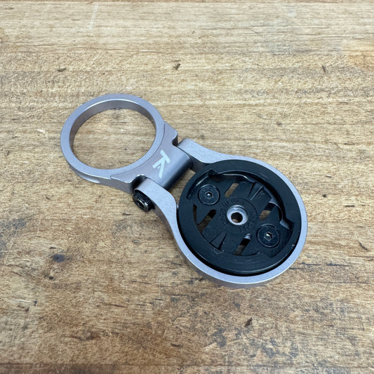 K-Edge Adjustable Garmin Insert Gun Metal Out Front Stem Computer Mount 27g
