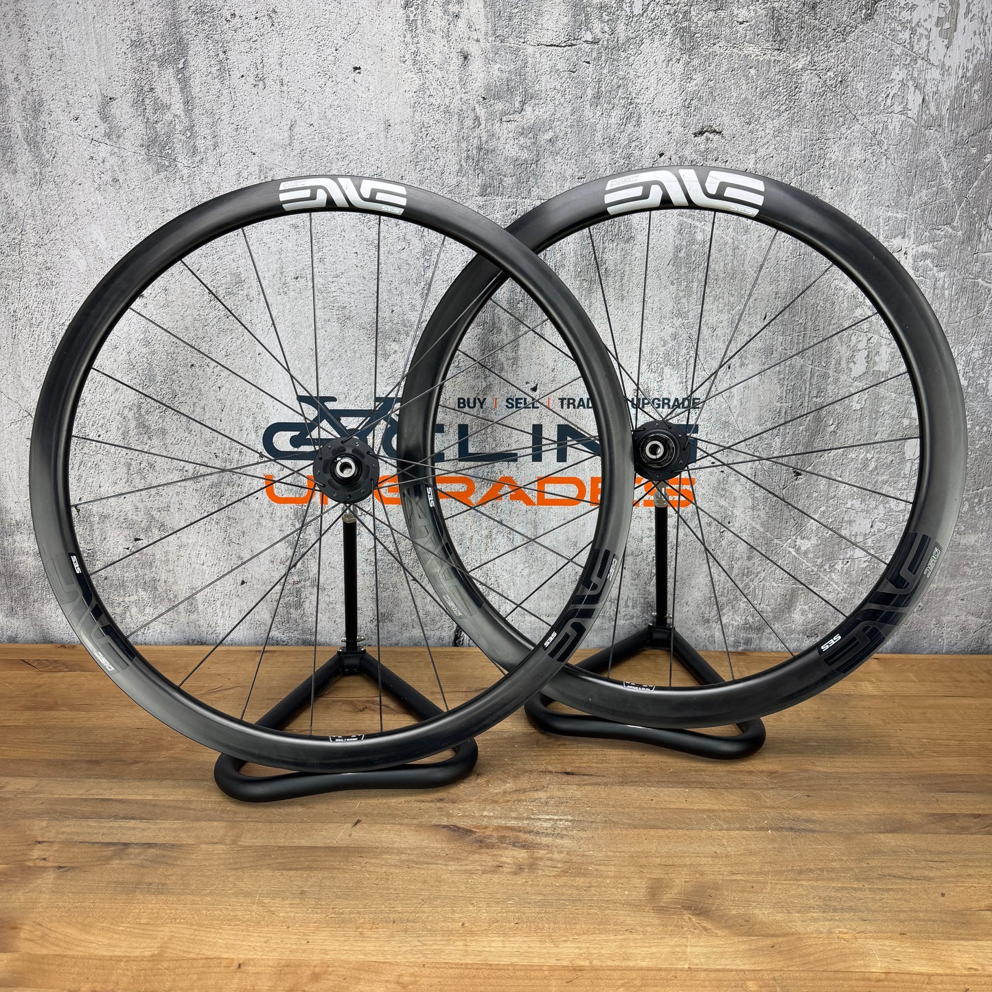 Enve SES 3.4 Carbon Clincher Disc Brake Wheelset 700c Chris King R45D Hubs 1500g