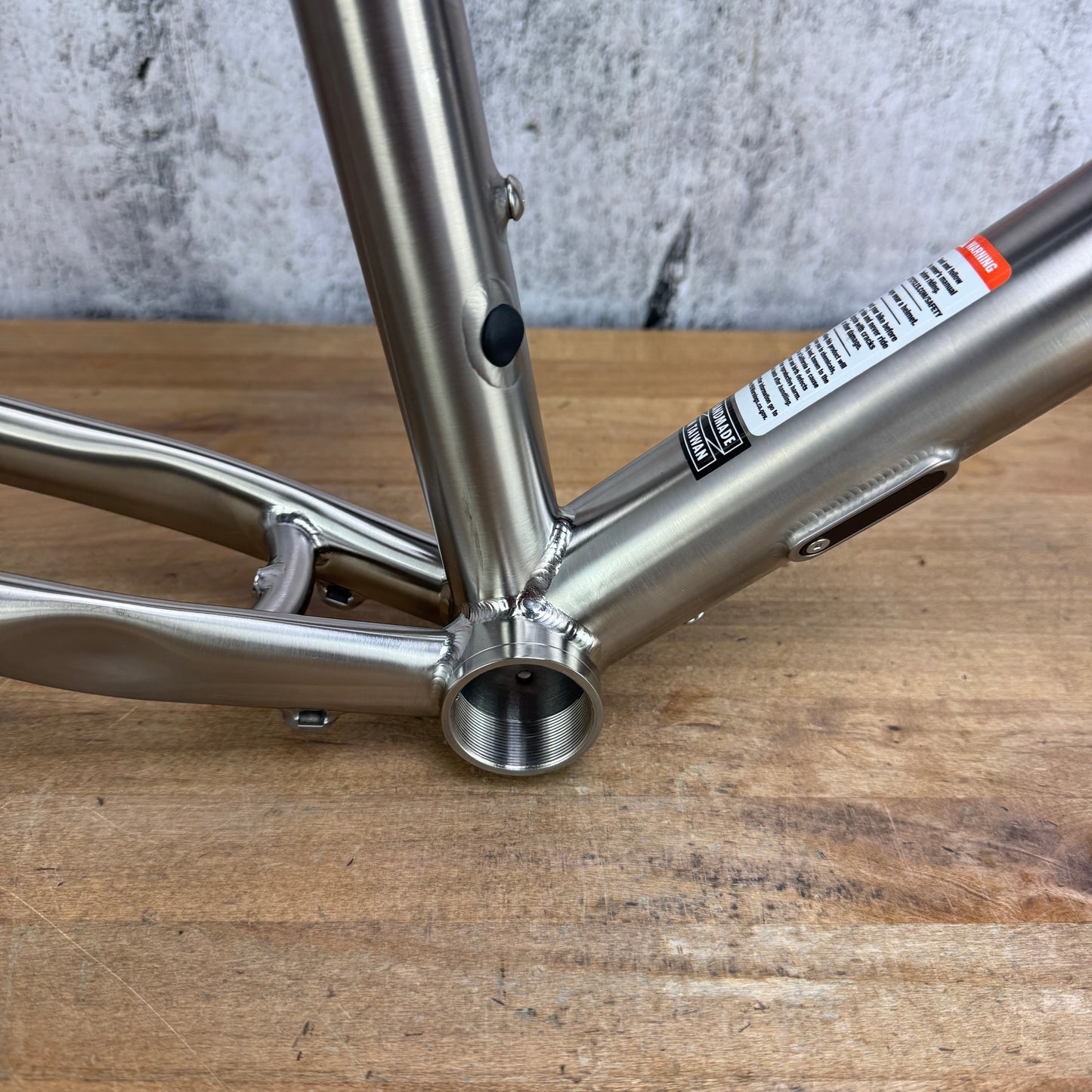 Low Mile! All City Cosmic Stallion 61cm Mermaid Fade Titanium Bike Frameset 700c