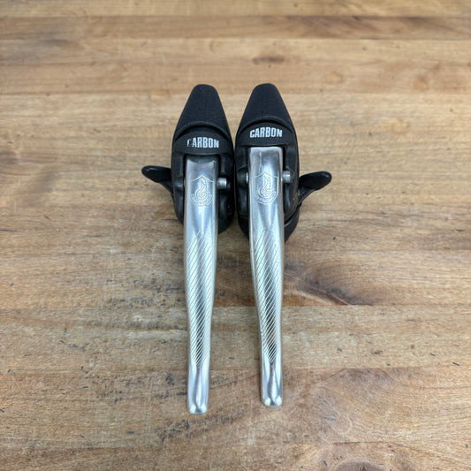 Vintage Campagnolo Record Ergopower EC-22RE CG 2x8 Carbon Ergo Power Shifters