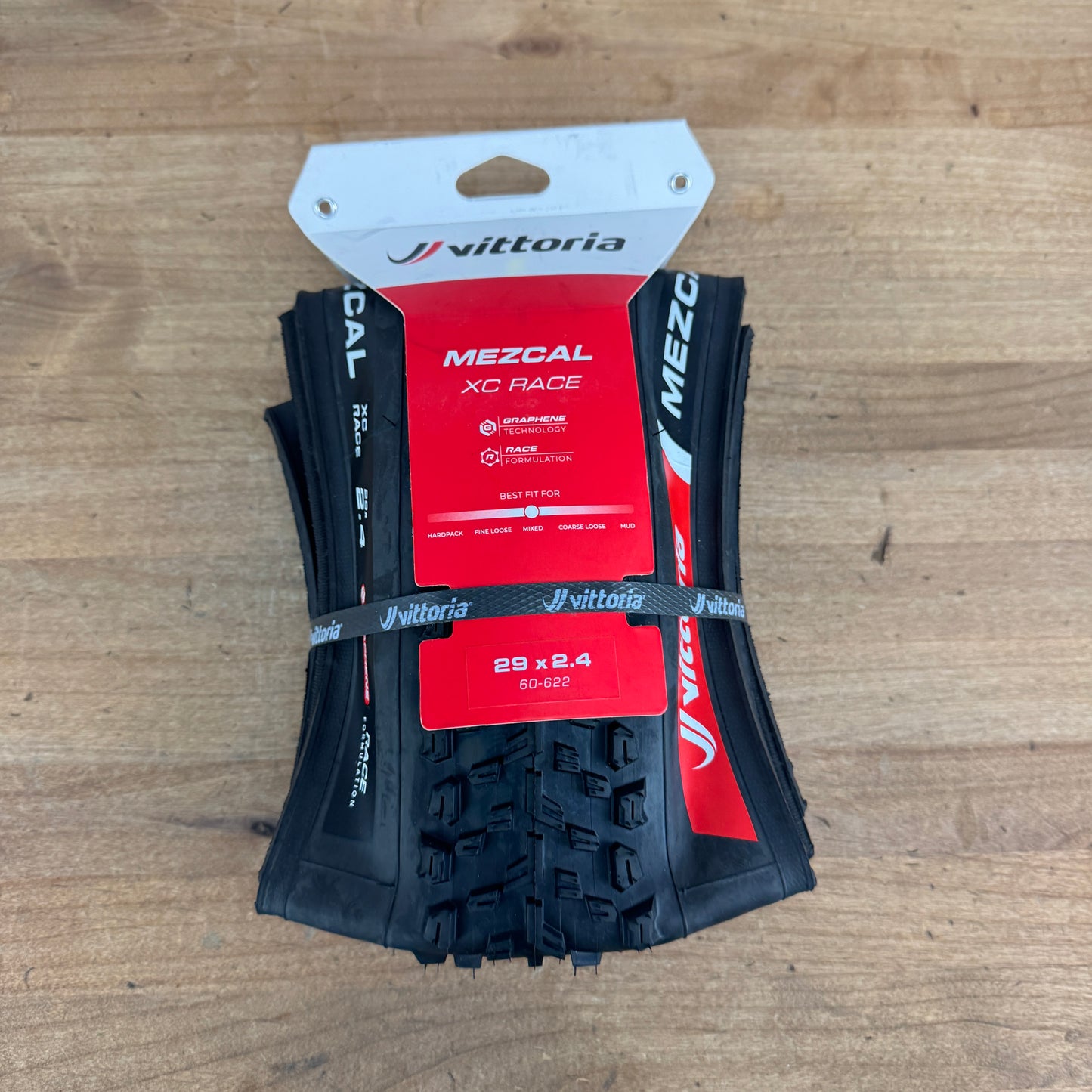 New! Vittoria Mezcal XC Race 29" x 2.4" Black Tubeless XC Mountain Bike Tire