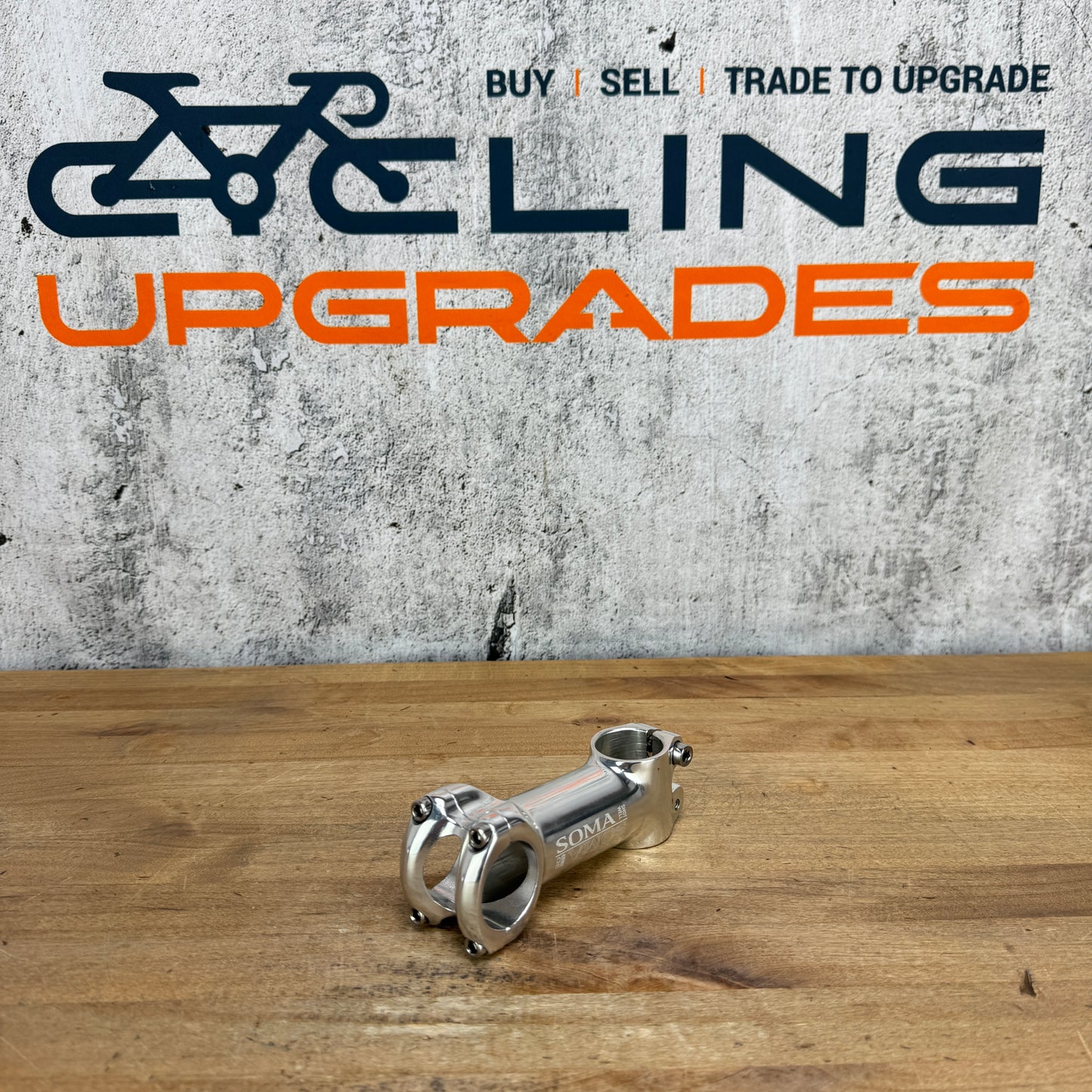 Soma Shotwell 100mm Alloy 31.8mm x 1 1/8" Chrome Bike Stem 163g