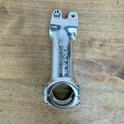 Soma Shotwell 100mm Alloy 31.8mm x 1 1/8" Chrome Bike Stem 163g