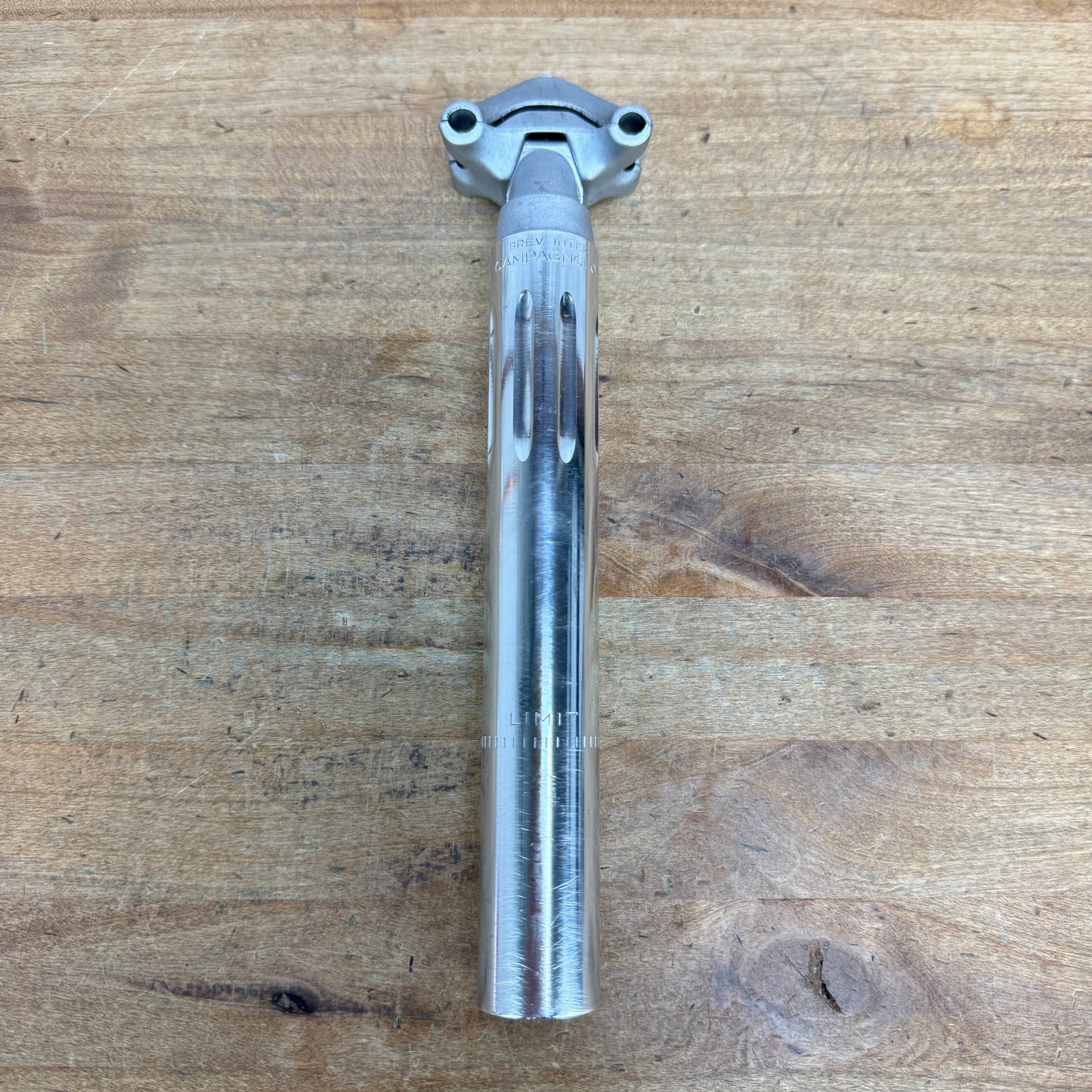 Campagnolo Record Fluted 220mm 27.2mm 25mm Setback Alloy Bike Seatpost 233g