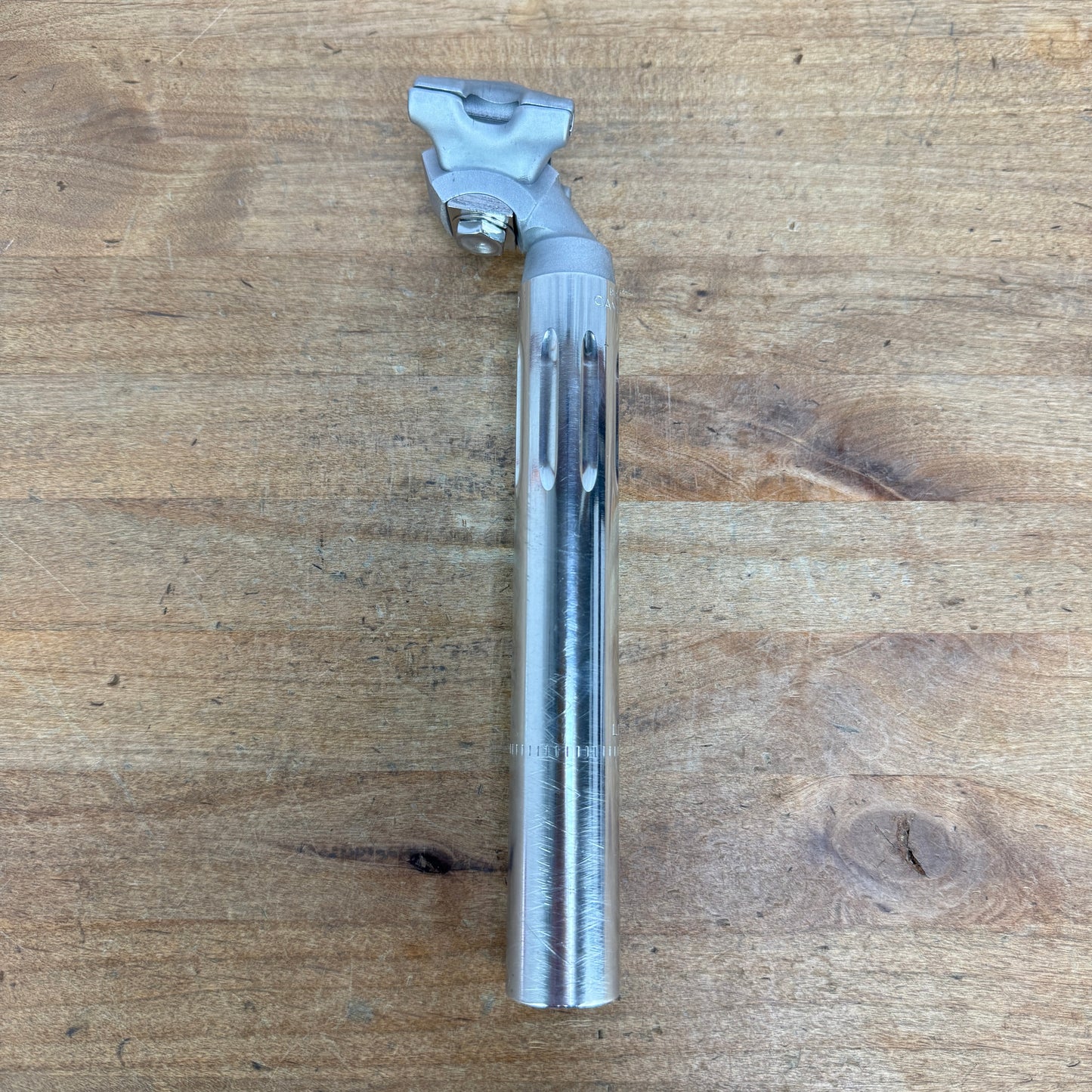 Campagnolo Record Fluted 220mm 27.2mm 25mm Setback Alloy Bike Seatpost 233g