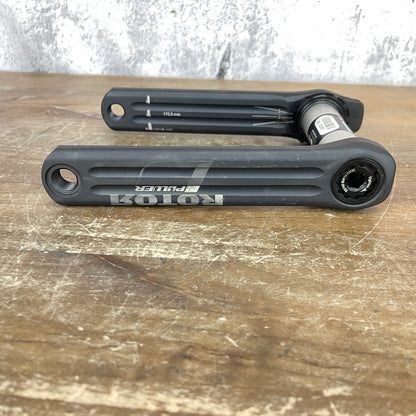 Rotor InPower Road 172.5mm Single Sided Power Meter Alloy Crank Arms 544g