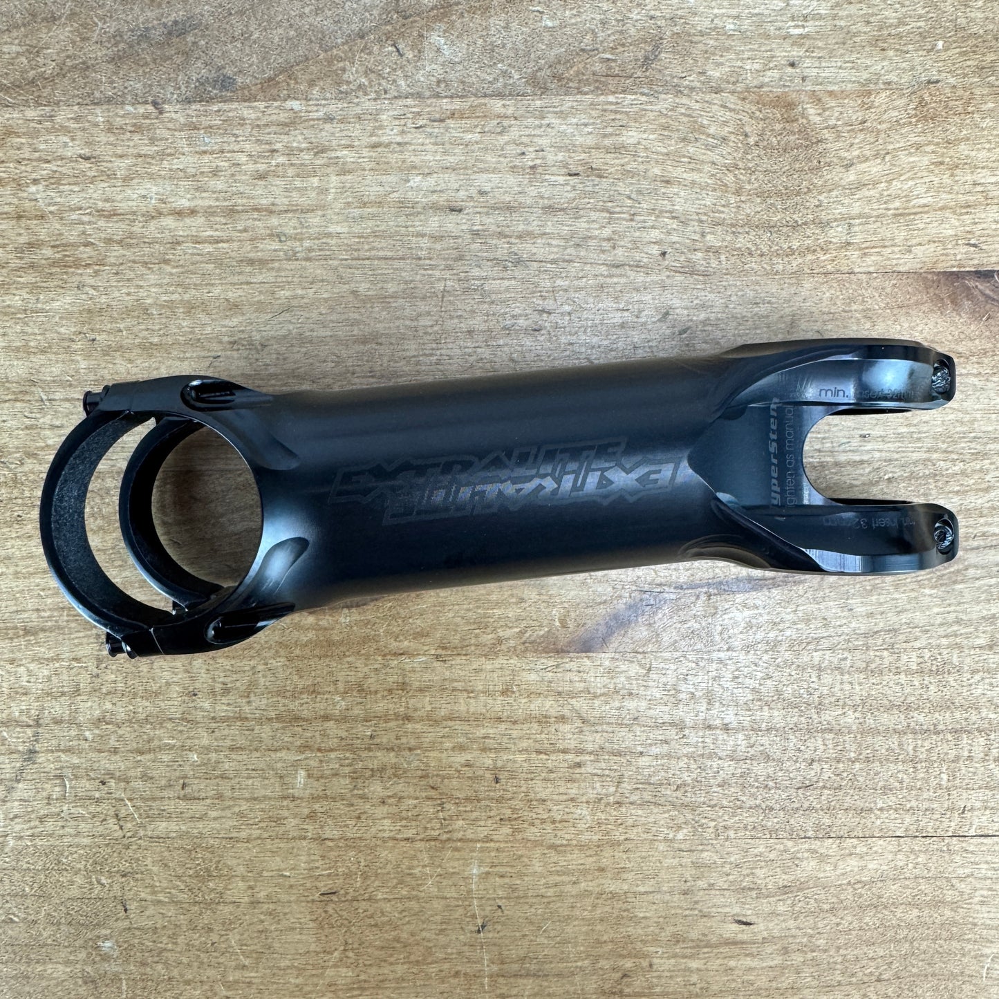 New! Extralite HyperStem 110mm ±6 Degree 31.8mm Black Bike Stem 83g