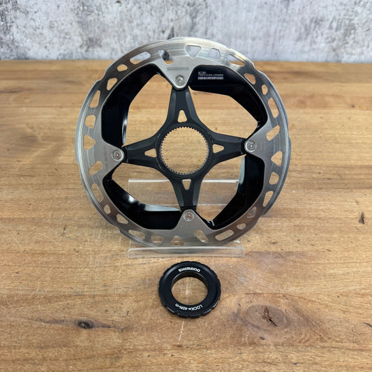 Low Mile! Shimano Dura-Ace RT-MT900 160mm Disc Brake Rotor w/ Lockring 115g