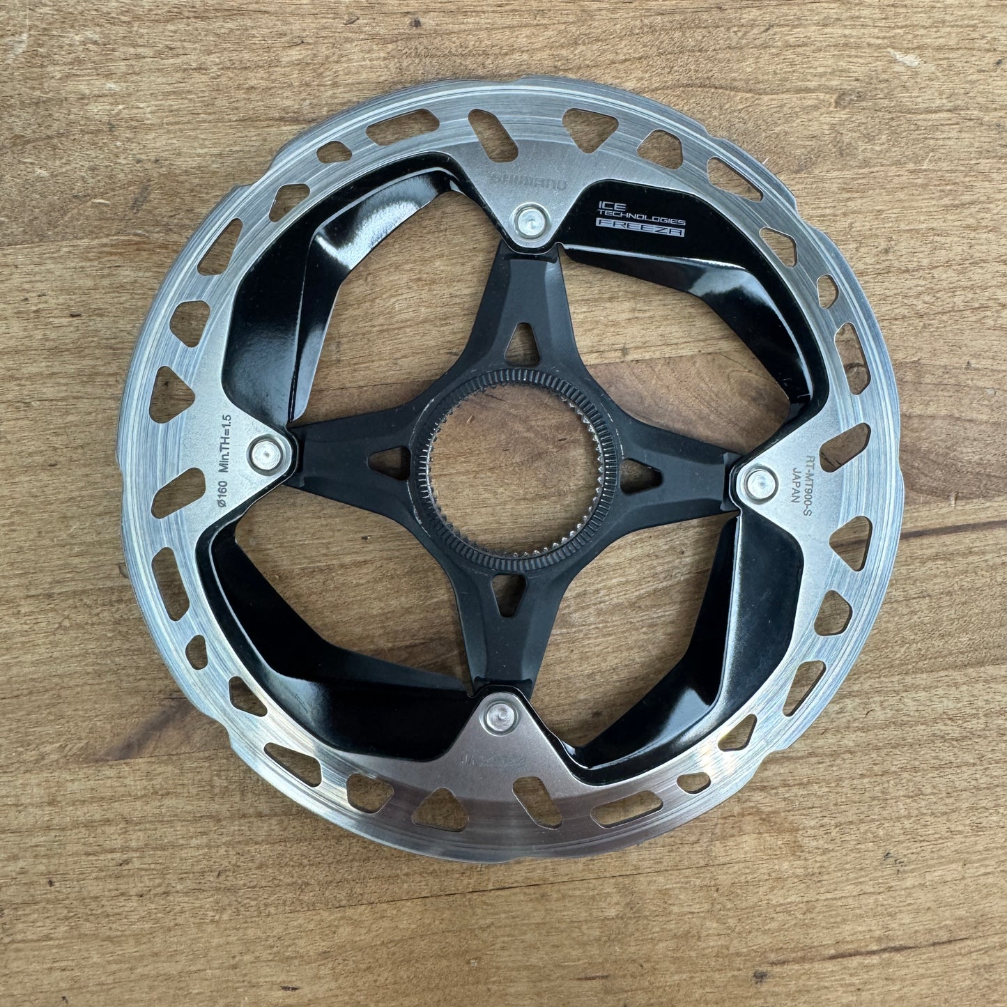 Low Mile! Shimano Dura-Ace RT-MT900 160mm Disc Brake Rotor w/ Lockring 115g
