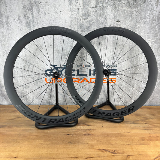 Ridden Once! Bontrager Aeolus Pro 51 Carbon Tubeless Disc Wheelset 700c 1767g