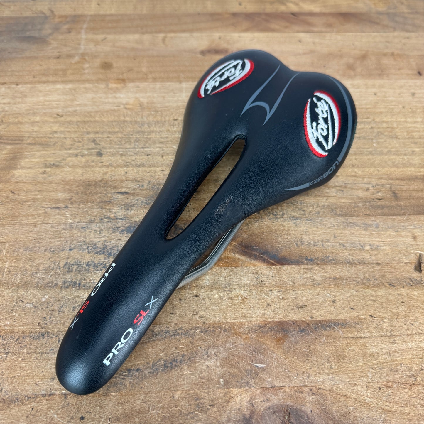 Forte Pro SLX 130mm 7x7mm Titanium Rails Carbon Reinforced Saddle 204g