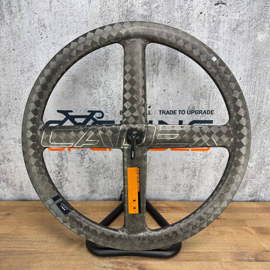 New! Cadex Aero 4-Spoke Carbon Tubeless Front Wheel 700c Rim Brake 806g