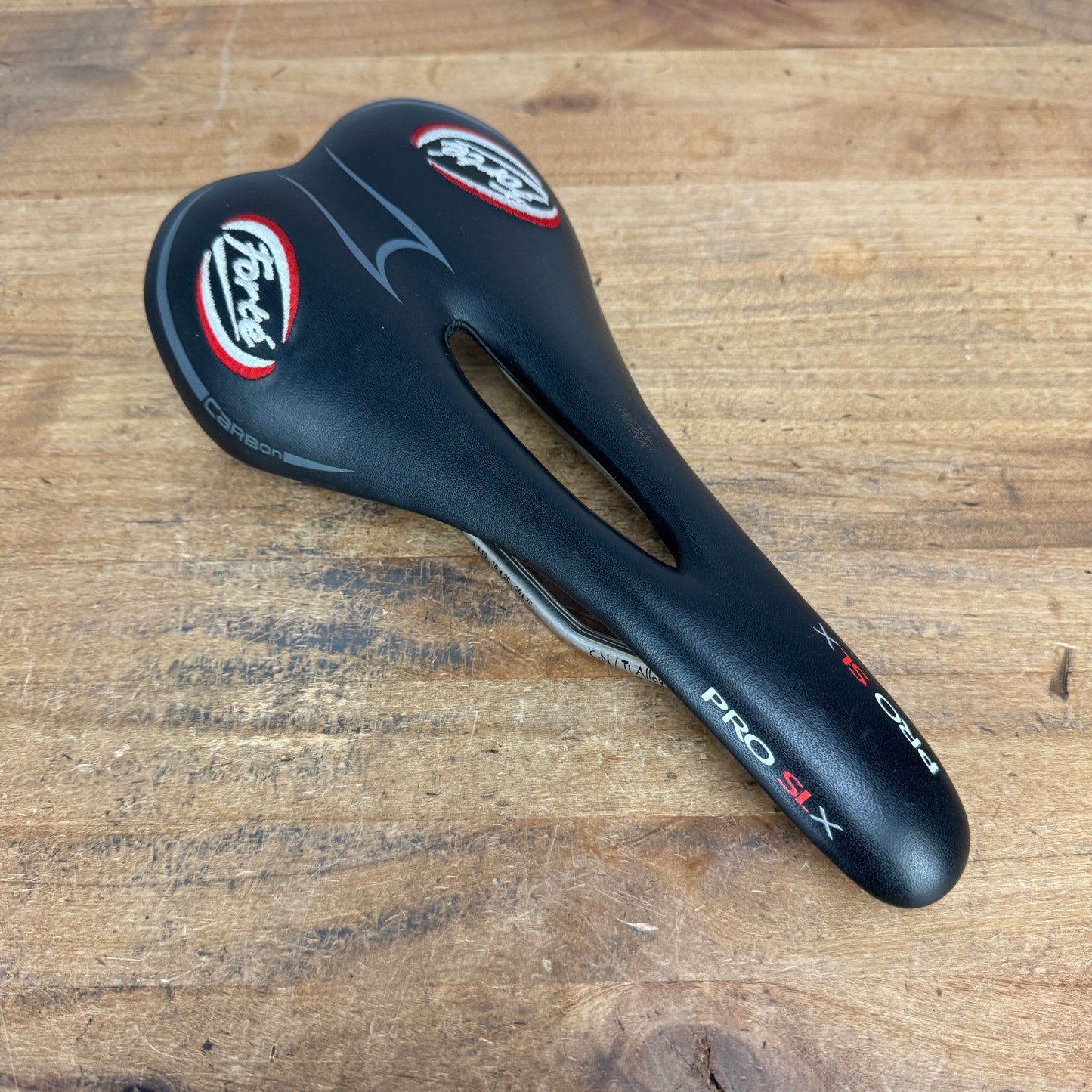 Forte Pro SLX 130mm 7x7mm Titanium Rails Carbon Reinforced Saddle 204g