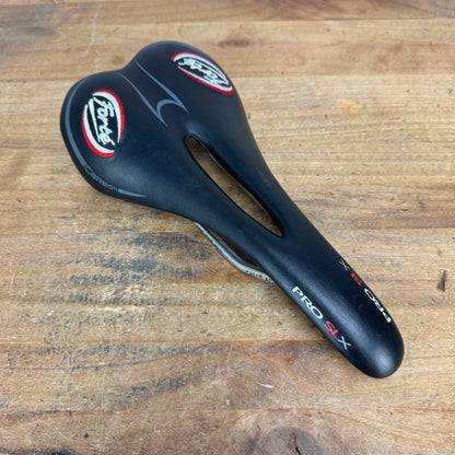 Forte Pro SLX 130mm 7x7mm Titanium Rails Carbon Reinforced Saddle 204g